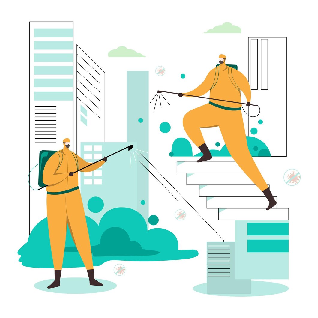 Experts ensuring their tasks are the best in pest control services.